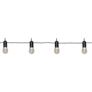 LED Partylichterkette - 16 kleine transparente Kugeln - L: 4,5m - s...
