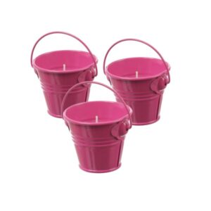 Duftkerzen CITRONELLA - Outdoor Kerzen im Metalleimer - H: 5