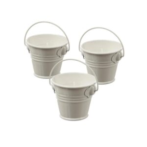 Duftkerzen CITRONELLA - Outdoor Kerzen im Metalleimer - H: 5