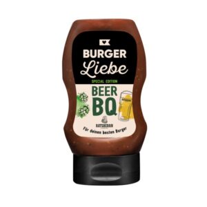 BURGER LIEBE Burgersoße - BeerBQ - 300ml- vegan - ohne Konservierun...