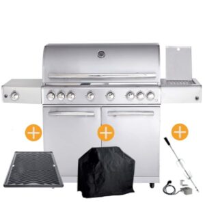 CHEF Paket XL1 Backburner Seitenkocher GRATIS: Cover