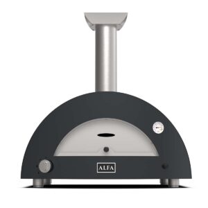 Alfa Forni Gas Pizzaofen Moderno 2 Pizze Schiefergrau | Hybrid