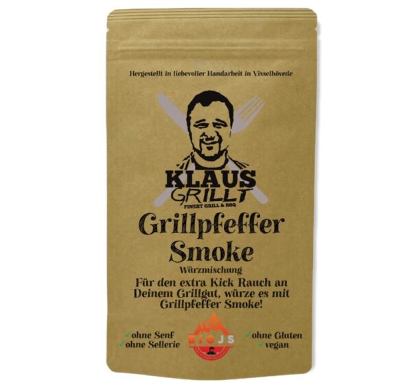 KLAUS GRILLT Grillpfeffer Smoke 250 g Beutel