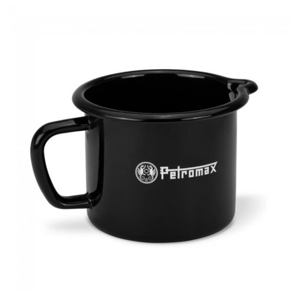 PETROMAX Emaille Milchtopf schwarz (1,4 Liter)