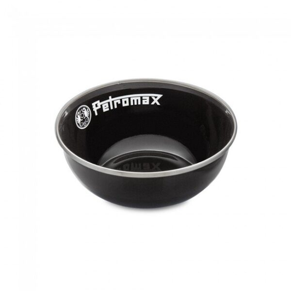 PETROMAX Emaille Schalen schwarz, 2 Stück im Set (160 ml)