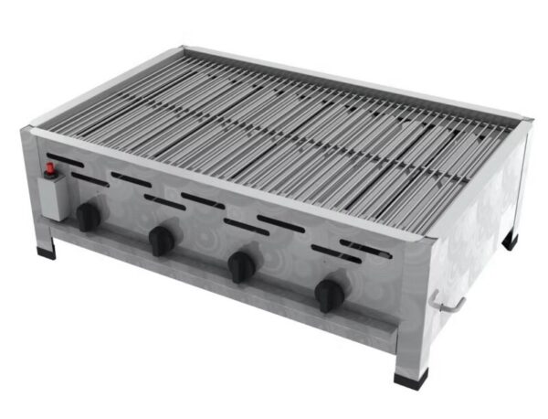 TGO Gastrobräter PROFI 4 mit Grillrostset für Rostbetrieb