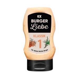 BURGER LIEBE Burgersoße - Klassik - 300ml - vegan - ohne Konservier...