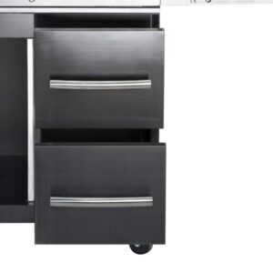 ALLGRILL Schubladen-System rechts für Modular CHEF XL -Edelstahl - ...