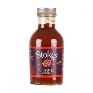 STOKES Chipotle Ketchup 245ml - Mit geräucherten Chllischoten - fru...