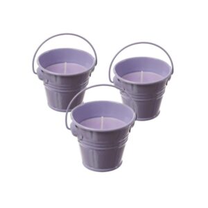 Duftkerzen CITRONELLA - Outdoor Kerzen im Metalleimer - H: 5