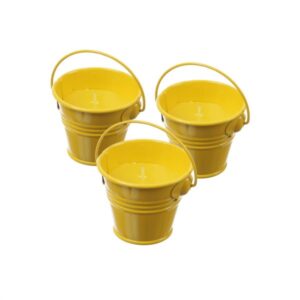 Duftkerzen CITRONELLA - Outdoor Kerzen im Metalleimer - H: 5