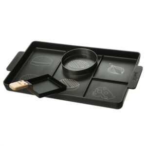 Cookut Burger Chef - Burger Set - Anrichteplatte für Burger 40x23cm...