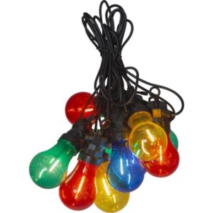 LED Lichterkette Circus Filament - 10 Birnen - bunte Filament LED -...