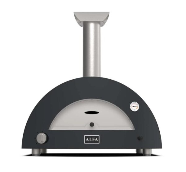 ALFA FORNI Moderno 2 Pizze Hybrid Pizzaofen grau