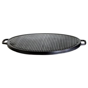 Plancha Grillplatte - Gusseisen - Wendeplatte geriffelt und glatt -...