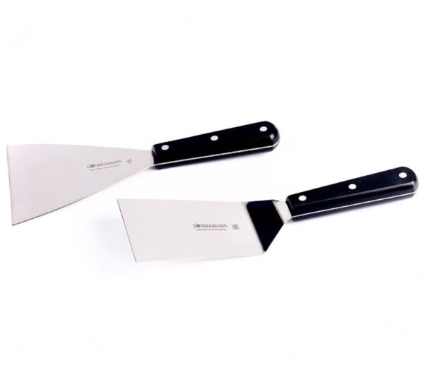 BRABURA Spatula Kit - 2 Spachtel aus Edelstahl