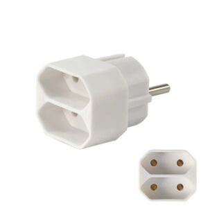 Steckdosenadapter - 2 x EURO Stecker - max 2