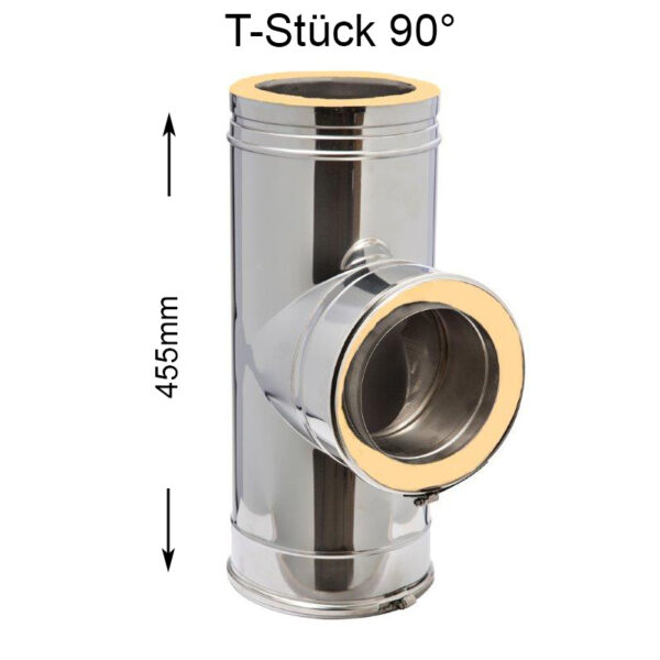 DW Complete Rauchrohranschluß 90° T-Stück 150mm