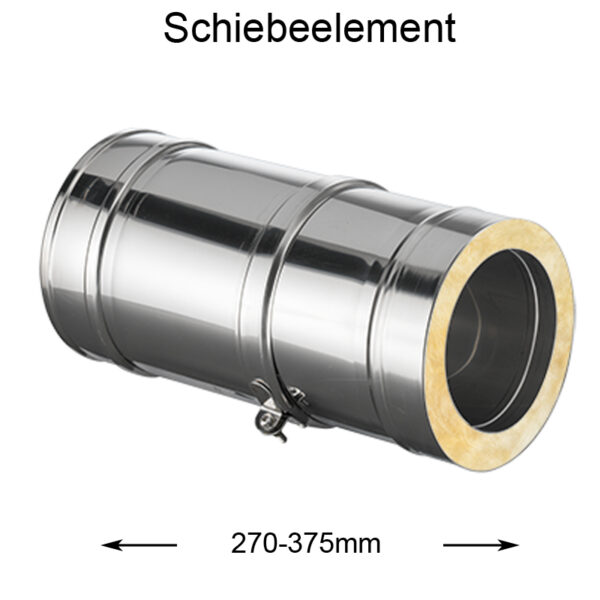 DW Complete Schiebeelement 270-375mm 180mm