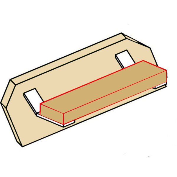 Feuerleitblende klein passend für Achat von Eurotherm