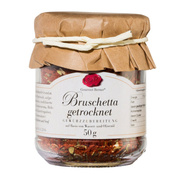 GOURMET BERNER Bruschetta getrocknet im 50g Glas