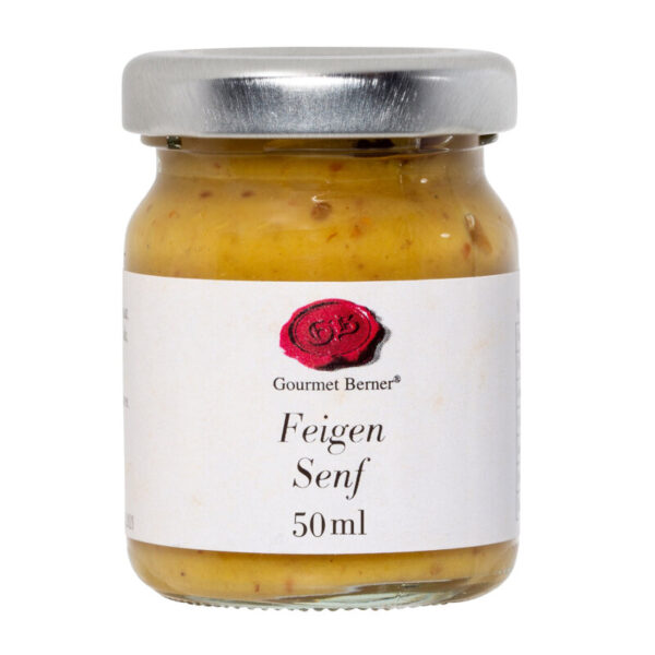 GOURMET BERNER Feigen Senf, 50ml Glas