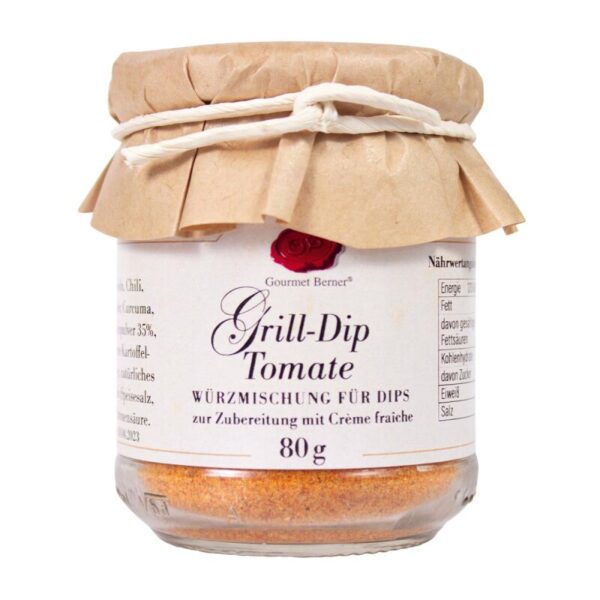 GOURMET BERNER Grill-Dip Tomate im 80g Glas ( früher Kentucky Dip)