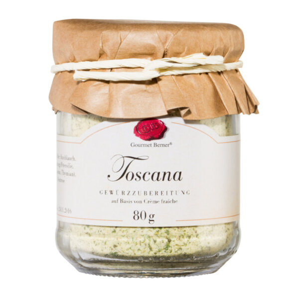 GOURMET BERNER Toscana Kräuter Dip im 80g Glas