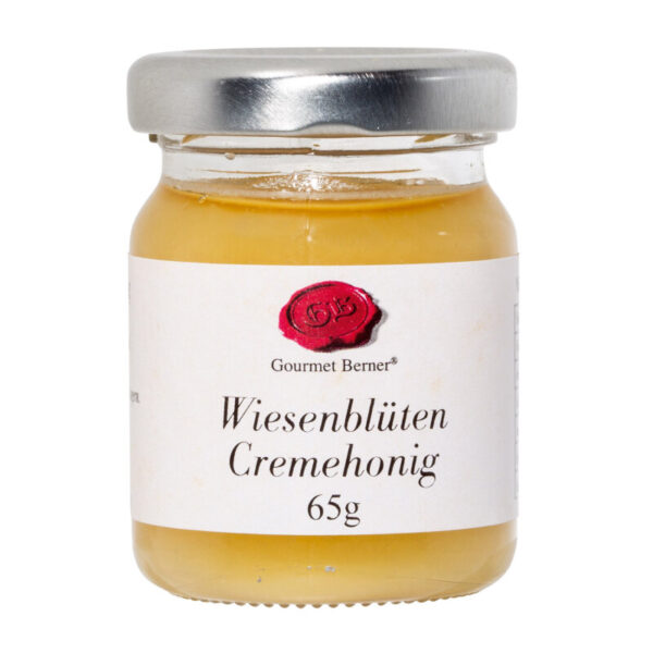 GOURMET BERNER Wiesenblüten Creme Honig 65g Glas