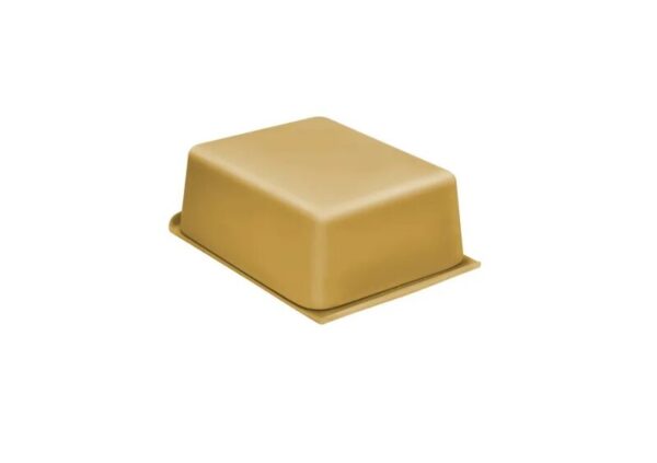 MAGU Butterdose NATUR-DESIGN gelb/Gold