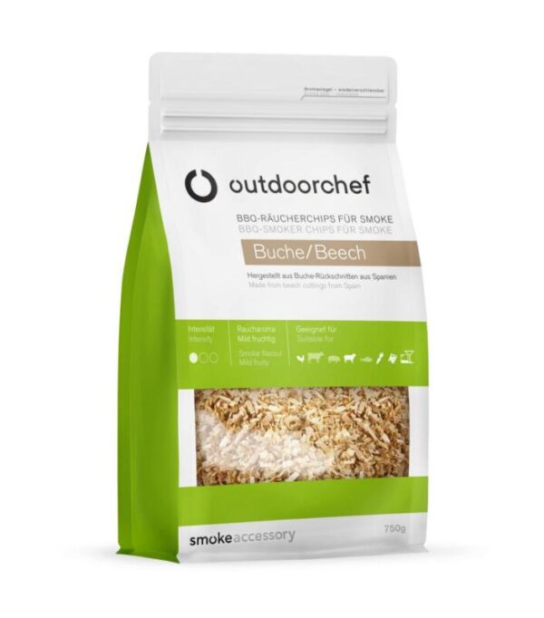 OUTDOORCHEF Räucherchips Buche für Smoke 750g