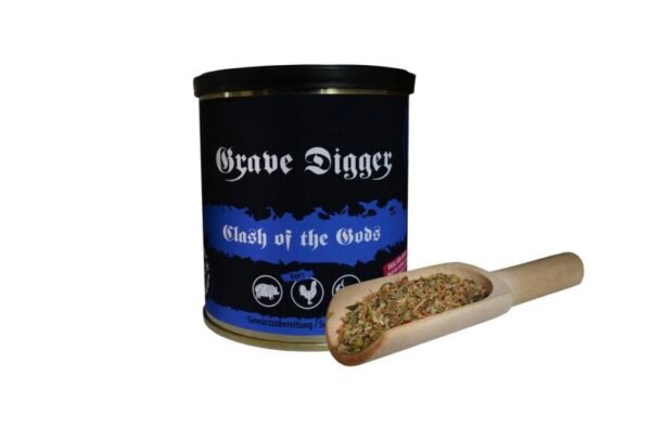 ROCKN´RUBS Grave Digger "Clash of Gods"" BBQ Rub 140g"