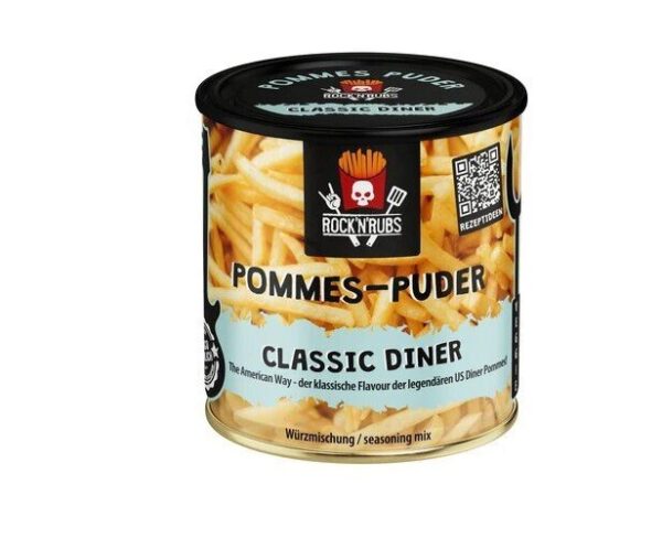 ROCKNRUBS - Pommes Puder - Classic Diner - 150g Dose