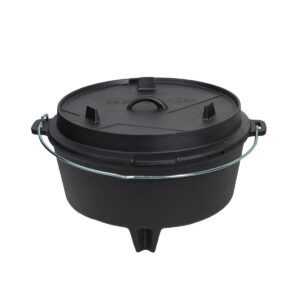 SANTOS Dutch Oven 12qt mit Füßen – Safe Stand Edition