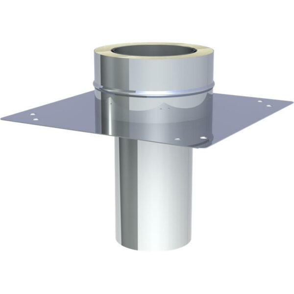 Tecnovis DW-Classic Grundplatte für Kaminerhöhung Einschub Rund