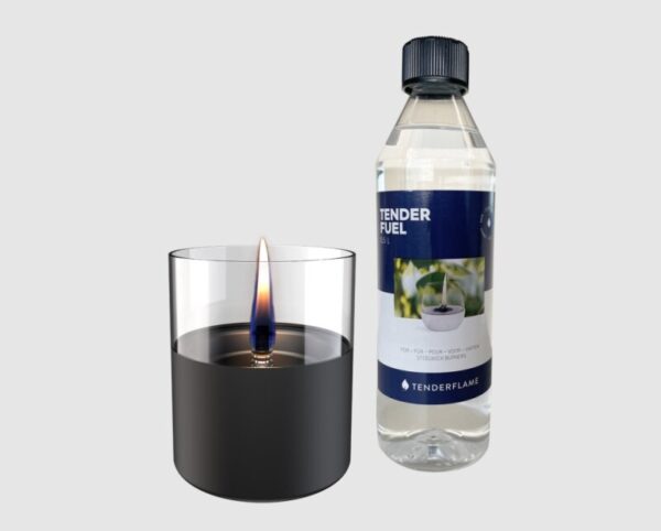 TENDERFLAME Lilly 10 Black + 0,5l Tenderfuel Geschenkset